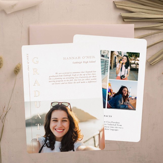 Fun Facts | Modern Simple Photo Announcement (Creator Uploaded)