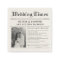 Fun Facts Newspaper Wedding