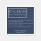 Fun Facts personalized napkins for birthdays