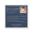 Fun Facts personalized napkins for birthdays