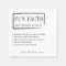 Fun Facts Personalized Paper Napkins