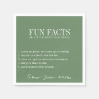Fun Facts Sage Green Personalized