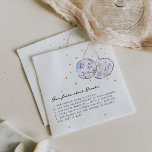 Fun Facts Watercolor Disco Balls Birthday Party Napkin<br><div class="desc">Add a fun detail to your birthday party with these paper napkins featuring watercolor painted disco balls and fun facts about the birthday gal!</div>