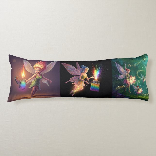 Fun Fairy Bridal Shower Body Pillow (Front)