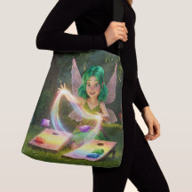 Fun Fairy Bridal Shower Tote Cross-Body Bag B