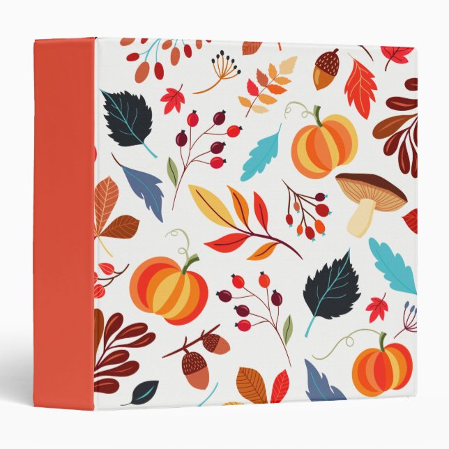 Fun fall harvest pattern binder (Front/Spine)