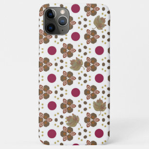 Fun Fall Poka Dot Design iPhone 11 Pro Max Case