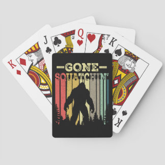 Fun Family Game Bigfoot Gone Squatchin’ Sasquatch  Playing Cards