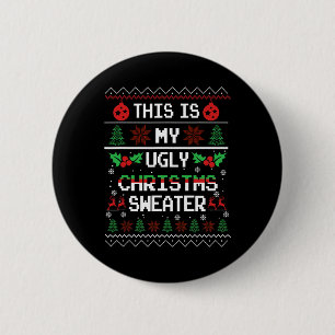 Fun Family Matching Christmas Ugly Xmas 2 Inch Round Button