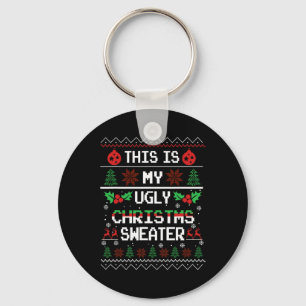 Fun Family Matching Christmas Ugly Xmas Keychain