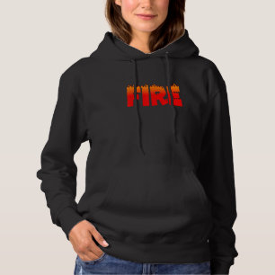 Fun Family Matching Couples Fire Ice Costume Idea Hoodie