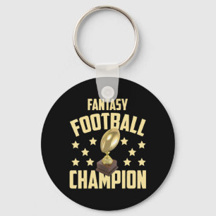 Fun Fantasy Football Champion Draught Party Keychain