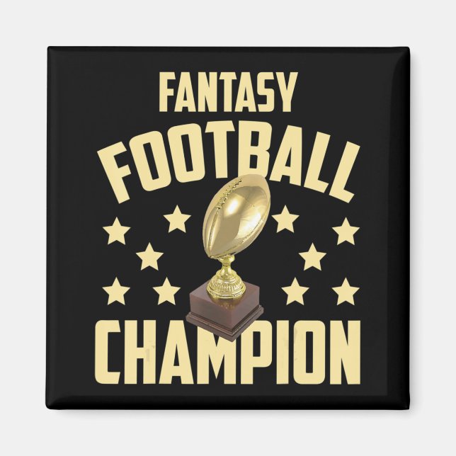 Fun Fantasy Football Champion Draught Party  Magnet (Front)