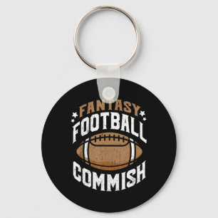 Fun Fantasy Football Commish Commissioner Men  Keychain