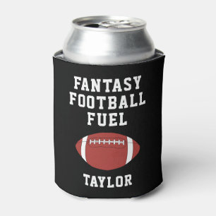 Fun Fantasy Football Custom Name Personalized Text Can Cooler