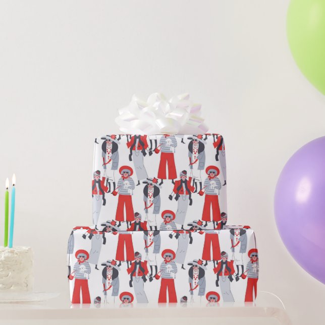 Fun Fashionable Mature Women Wrapping Paper (Party Gifts)