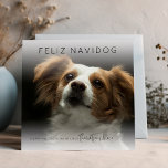 Fun Feliz Navidog | Photo Christmas Holiday Card<br><div class="desc">This year, spread the festive joy like never before with our unique, personalized Christmas cards. With a playful twist on 'Feliz Navidad, ' your friends and family will marvel at the 'FELIZ NAVIDOG' inscription. Bring your loved ones closer, even from a distance, with a custom greeting that carries your names....</div>