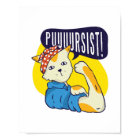 Fun Feminist Rose Riveter CAT PERSIST Resist
