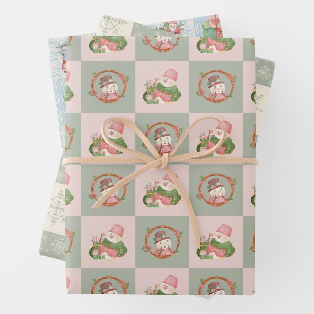 Fun Festive Christmas Wrapping Paper (In situ)