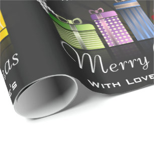 Fun & Festive Personalized Merry Christmas Wrapping Paper