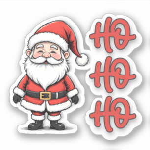 Fun Festive Santa Claus Ho Ho Ho Christmas