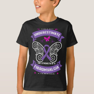 Fun Fibromyalgia Warrior Awareness 1  T-Shirt