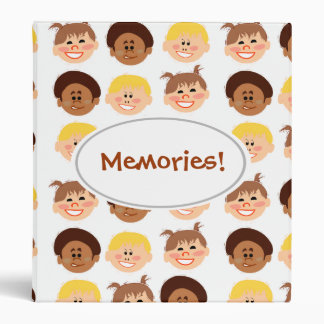 Fun Fifties Vintage Kids Custom Art Binder
