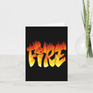Fun Fire And Ice Costume Halloween Family Matching Card