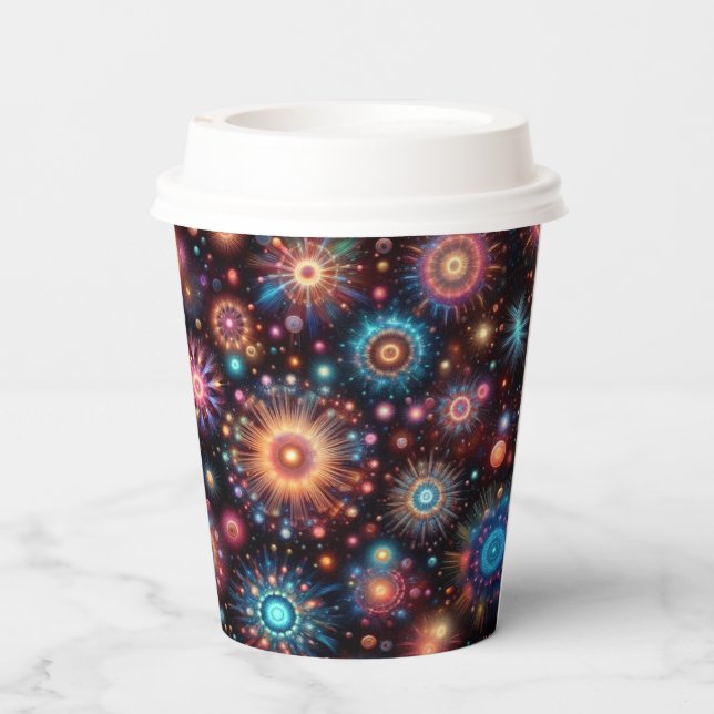 Fun Fireworks  Paper Cups (Back)