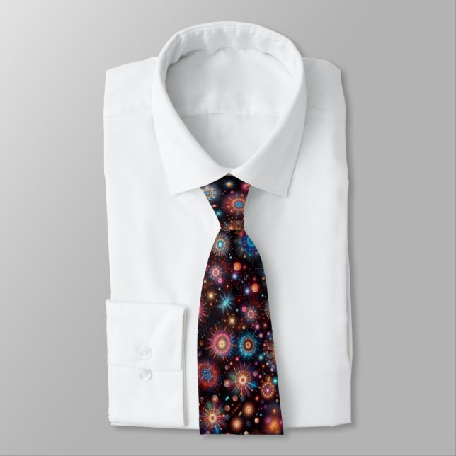 Fun Fireworks  Tie (Tied)