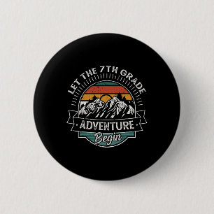 Fun First Day of School 2 Inch Round Button