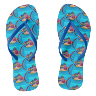 Fun Fish Flip Flops