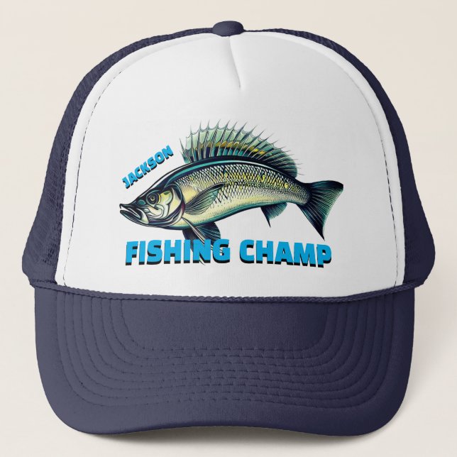 Fun Fishing Champ Trucker Hat (Front)