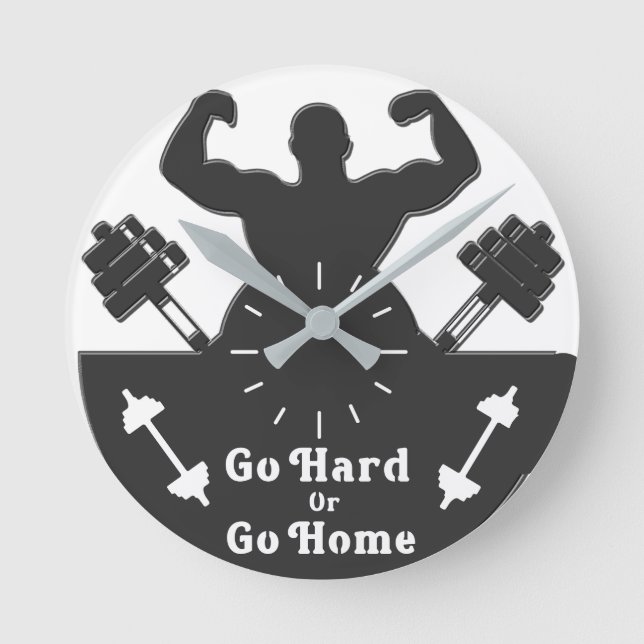 Fun/Fitness Gym Round Clock (Front)