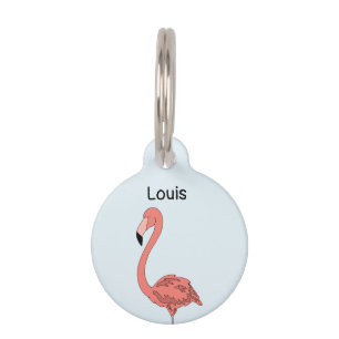 Fun Flamingo Pet Tag