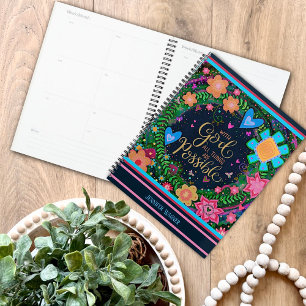 Fun Floral Bible Dieu Verse Inspirivité joyeuse