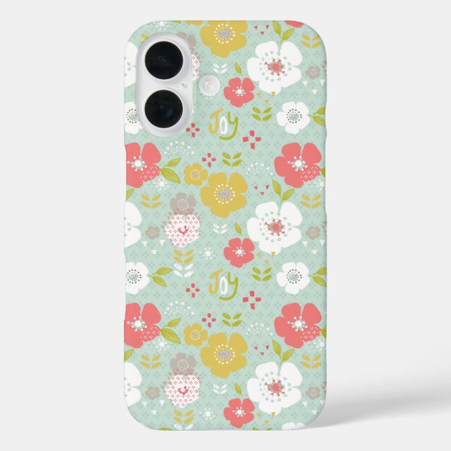 Fun Floral Fantasy Case-Mate iPhone Case (Back)