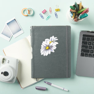 Fun Floral Watercolor Daisy Gift Wrap