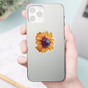 Fun Floral Watercolor Sunflower Gift Wrap