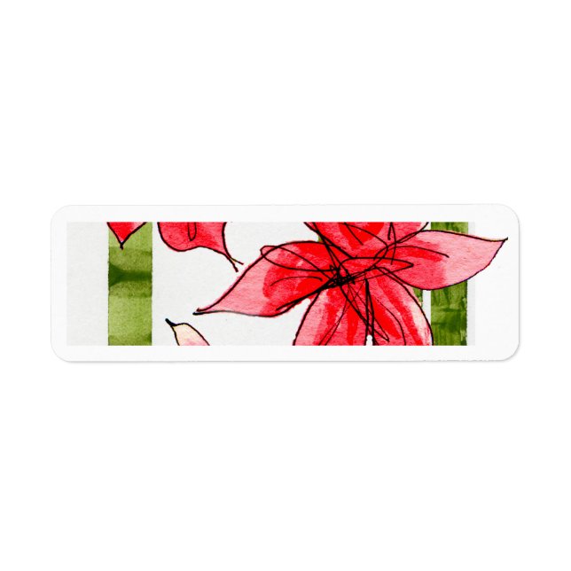 FUN FLOWER RETURN ADDRESS LABEL (Devant)