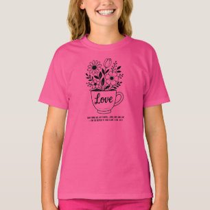 Fun Flowers in a tea cup T-Shirt