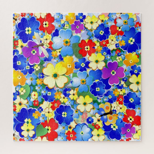Fun Flowers Jigsaw Puzzle (Vertical)