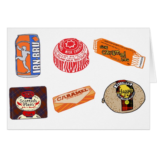 Fun Food Illustrations From Scotland (Front Horizontal)