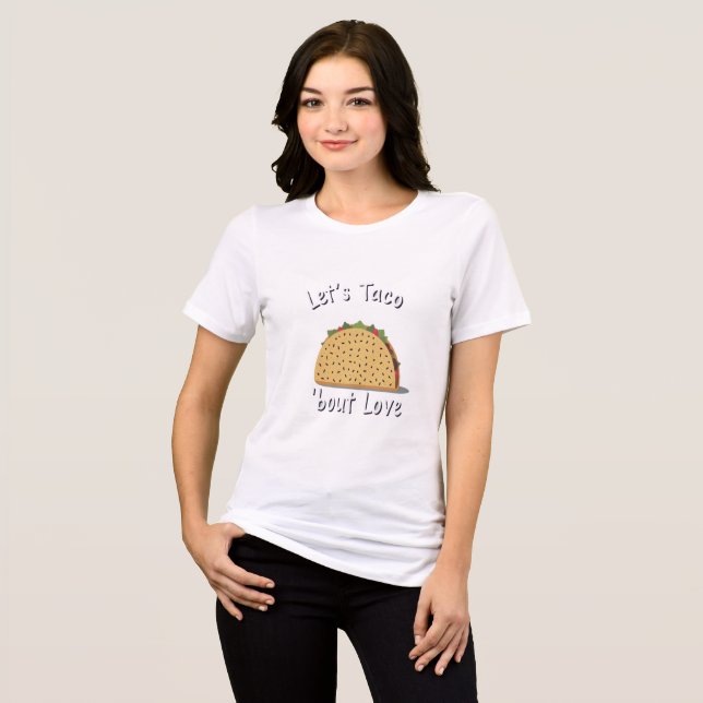 Fun Foodie Design Tri-Blend Shirt (Front Full)