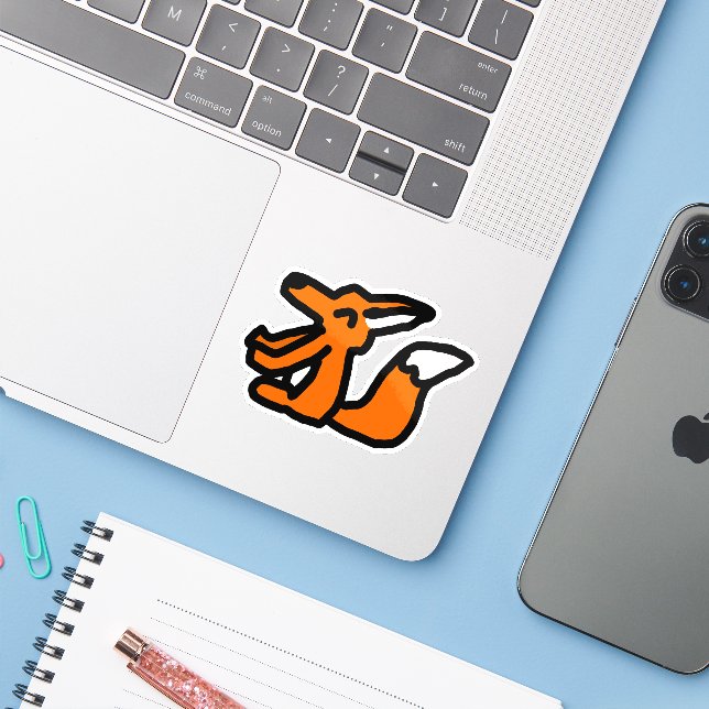 Fun Fox Drawing (Laptop w/ iPhone)