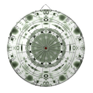 Fun Fractal Blank Background Dartboard