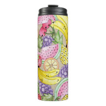 Fun Fruit Line Thermal Bottle