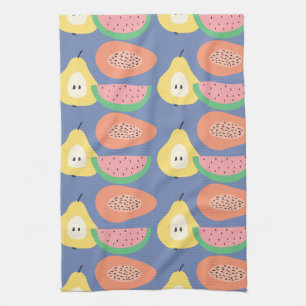 Fun Fruit Pattern Kitchen Towel