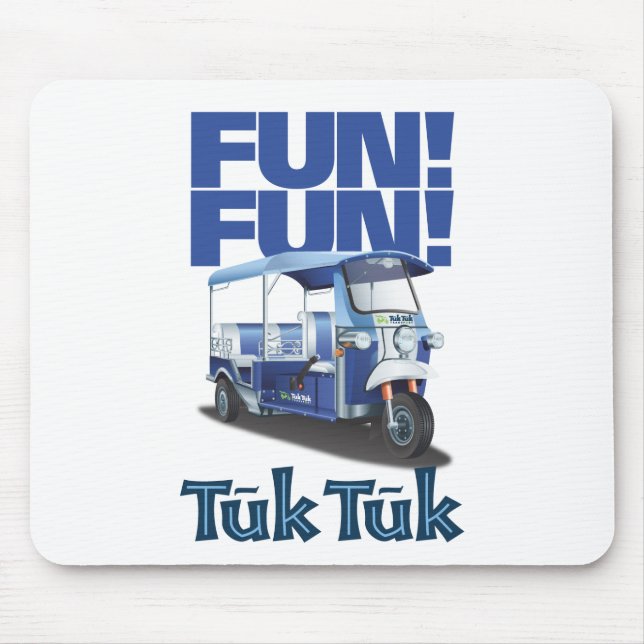 FUN FUN Tuk Tuk Mouse Pad (Front)