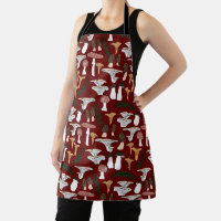 Fun Fungi Mushroom Fern Pattern